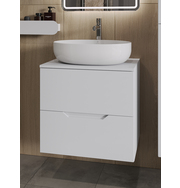 Orange Line Li-60TuwMDF+B05-520W тумба с раковиной подвесная 60 см, белый