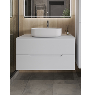 Orange Line Li-100TuwMDF+B07-540W тумба с раковиной подвесная 100 см, белый