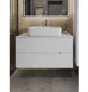 Orange Line Li-100TuwMDF+B07-600W тумба с раковиной подвесная 100 см, белый