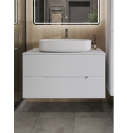 Orange Line Li-100TuwMDF+B07-675W тумба с раковиной подвесная 100 см, белый