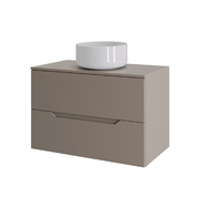 Orange Line Li-70TuLMDF+B07-345W тумба с раковиной подвесная 70 см, латте/белый