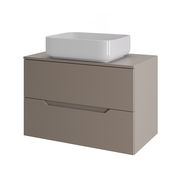 Orange Line Li-70TuLMDF+B05-500W тумба с раковиной подвесная 70 см, латте/белый