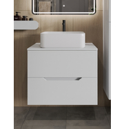 Orange Line Li-70TuwMDF+B02-460W тумба с раковиной подвесная 70 см, белый