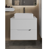 Orange Line Li-70TuwMDF+B04-500W тумба с раковиной подвесная 70 см, белый