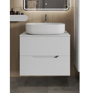 Orange Line Li-70TuwMDF+B08-600W тумба с раковиной подвесная 70 см, белый