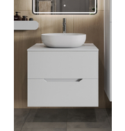 Orange Line Li-70TuwMDF+B05-480W тумба с раковиной подвесная 70 см, белый