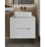 Orange Line Li-70TuwMDF+B05-500W тумба с раковиной подвесная 70 см, белый