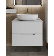 Orange Line Li-70TuwMDF+B05-520W тумба с раковиной подвесная 70 см, белый