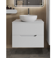 Orange Line Li-70TuwMDF+B07-420W тумба с раковиной подвесная 70 см, белый