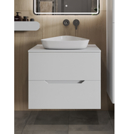 Orange Line Li-70TuwMDF+B07-500W тумба с раковиной подвесная 70 см, белый